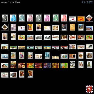 Sellos de España Año 2002