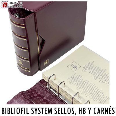 Tomo BiblioFil System Anillas para Sellos, Hojas Bloque y Carnés autoadhesivos de España