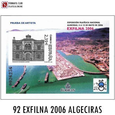 Prueba Oficial 92 - EXFILNA 2006 Algeciras - Año 2006