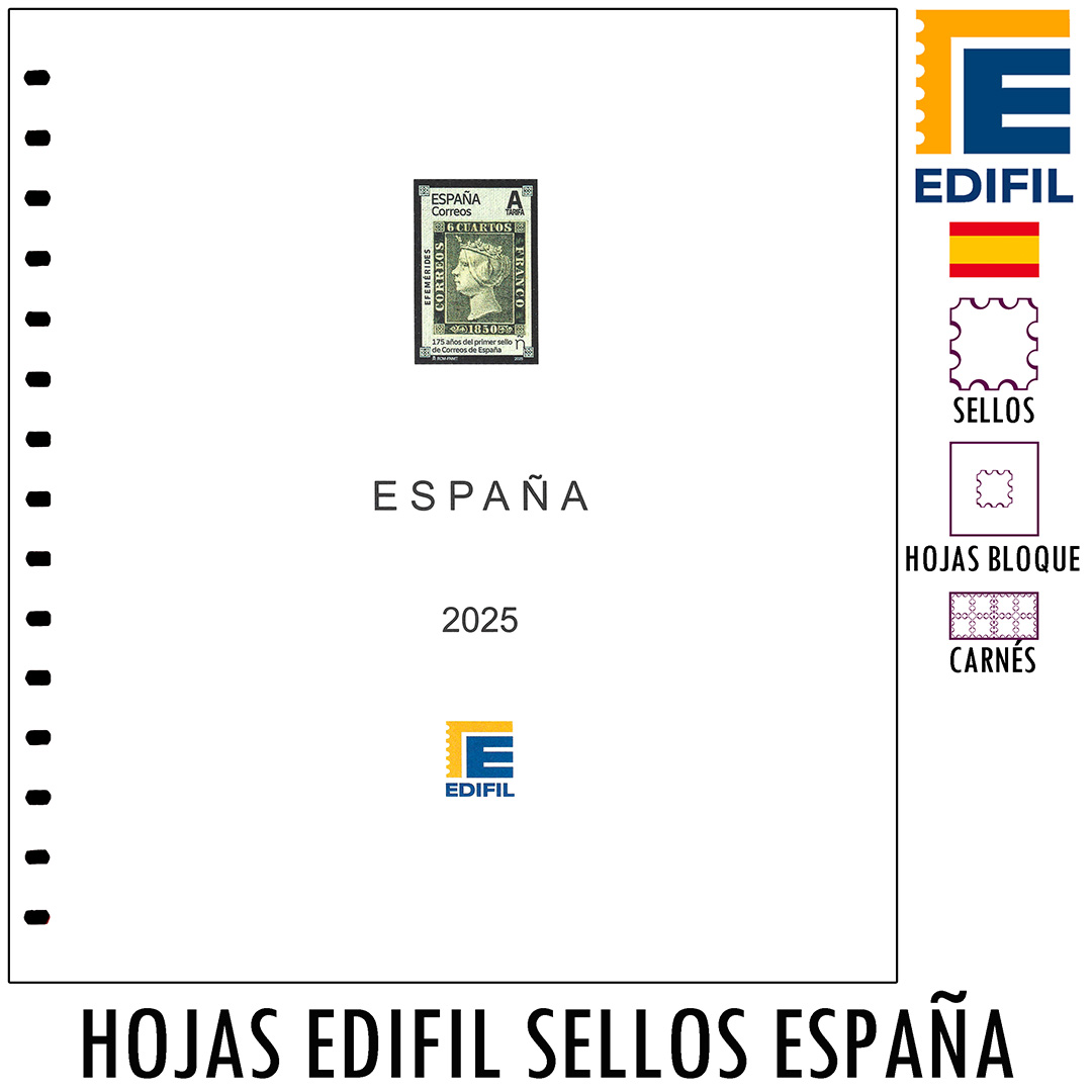 Suplementos Edifil para Sellos y Hojitas Bloque de España