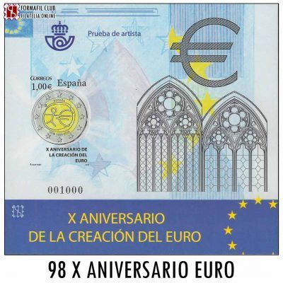 98 DECIMO ANIVERSARIO DE LA CREACION DEL EURO