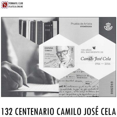 Prueba Oficial 132 - Centenario del Nacimiento de Camilo José Cela - Año 2017