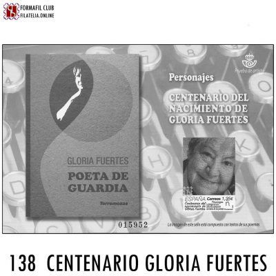 Prueba Oficial 138 - Centenario Nacimiento Gloria Fuertes - Año 2018