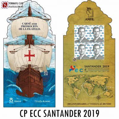 CARNE PROMOCION FILATELIA 2019 ECC SANTANDER