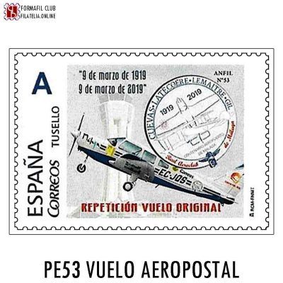 Sello Personalizado 53 - Centenario Vuelo Aeropostal - Año 2019