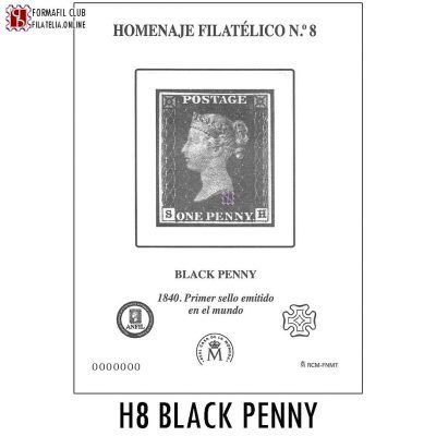 Homenaje Filatélico 8 - Black Penny - Año 2012