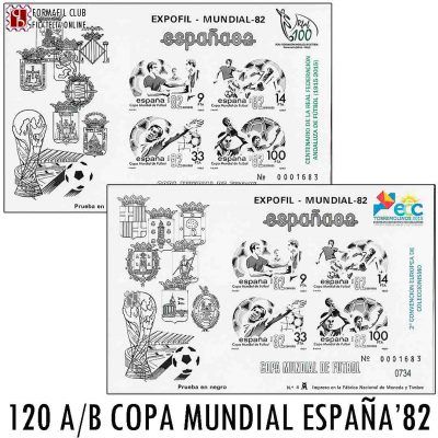 prueba oficial 120 a b copa mundial españa 82