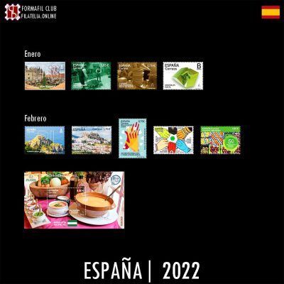 Sellos de España Año 2022