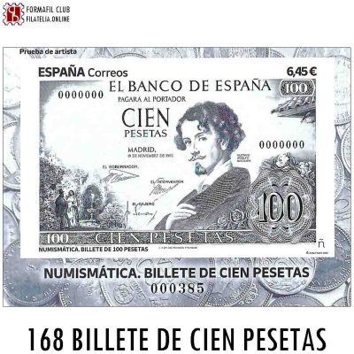 Numismática. Billete de 100 pesetas.